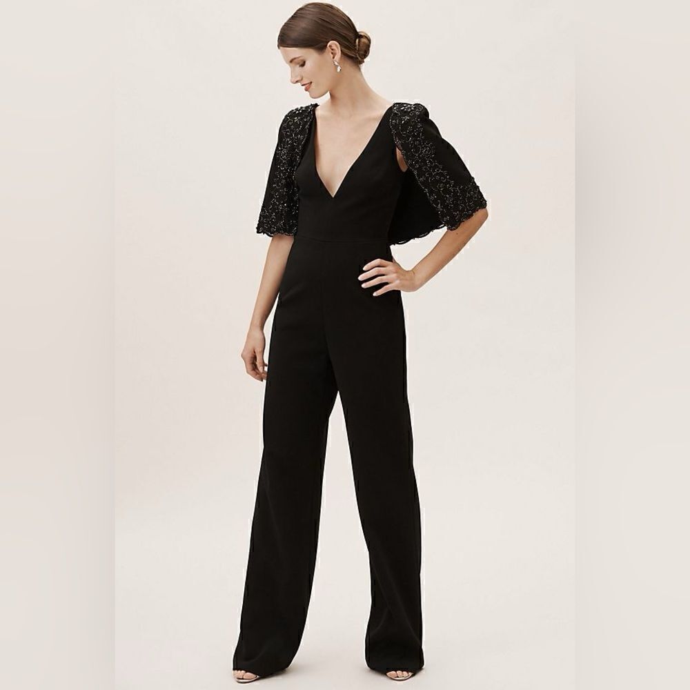 BHLDN x Badgley Mischka Tayah Jumpsuit/ size 4